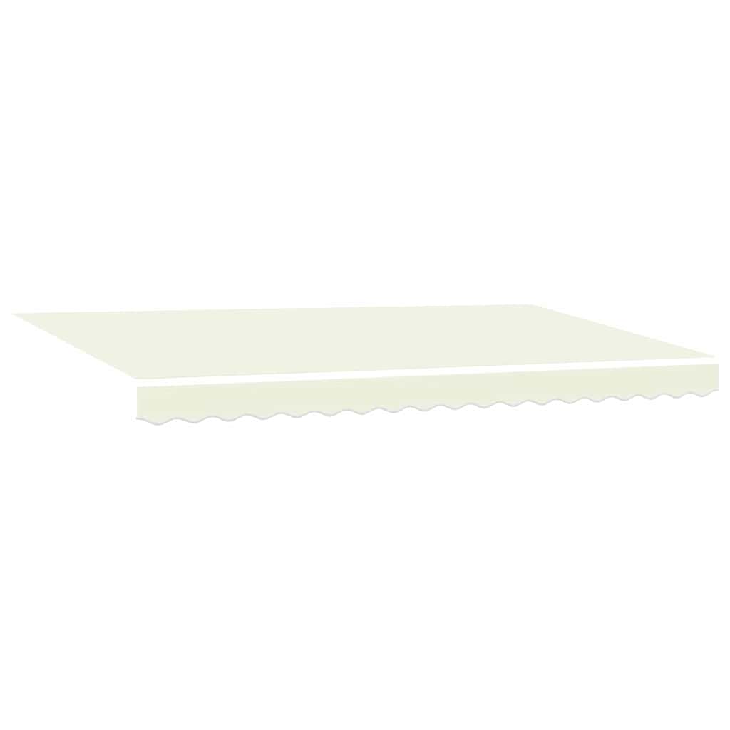 Vidaxl vervangingsdoek voor zonnescherm crème 380 x 195 cm polyester
