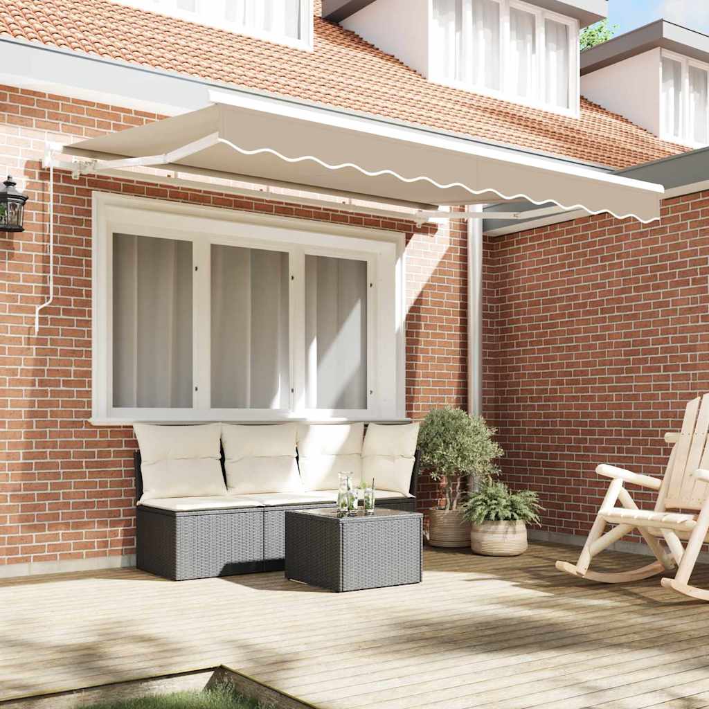 Vidaxl vervangingsdoek voor zonnescherm beige 280 x 245 cm polyester
