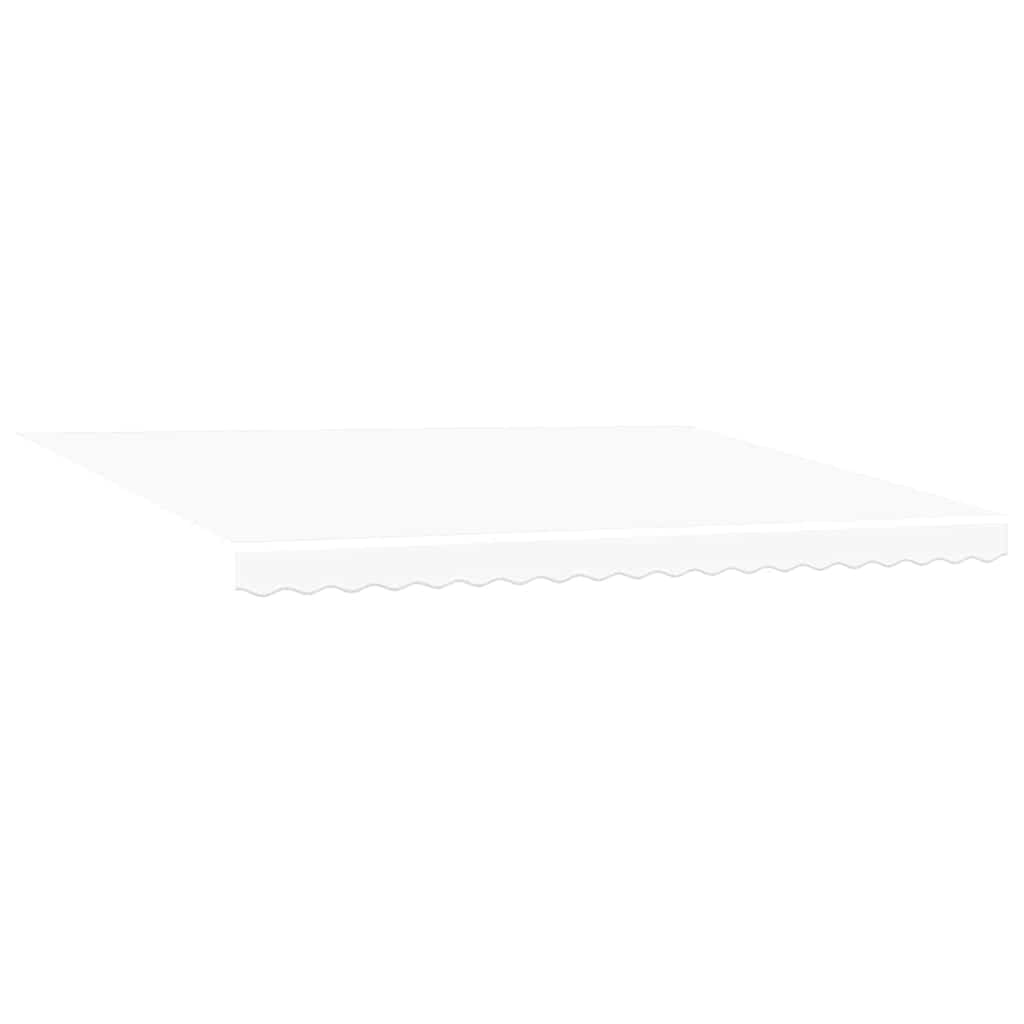 Vidaxl vervangingsdoek voor zonnescherm wit 430 x 295 cm polyester