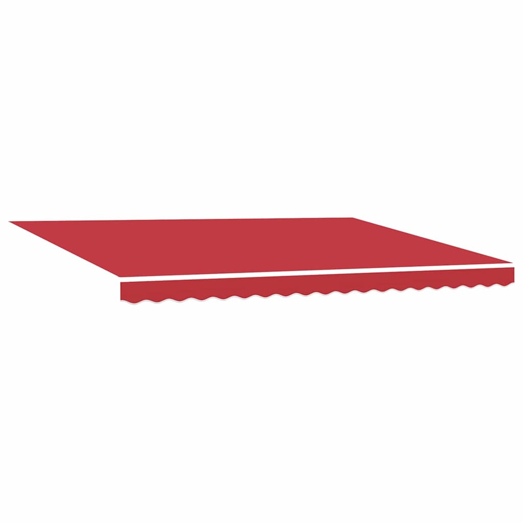 Vidaxl vervangingsdoek voor zonnescherm rood 430 x 345 cm polyester