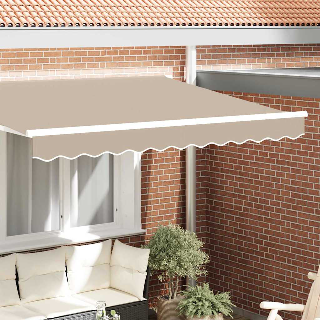Vidaxl markies valance beige 580 x 20 cm canvas