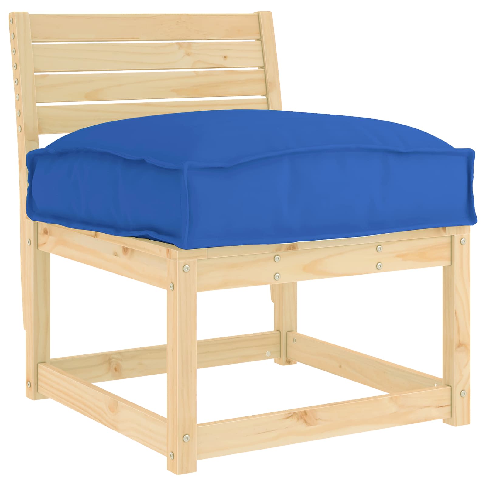 Vidaxl kussen koninklijk blauw 50 x 50 x 12 cm oxford stof