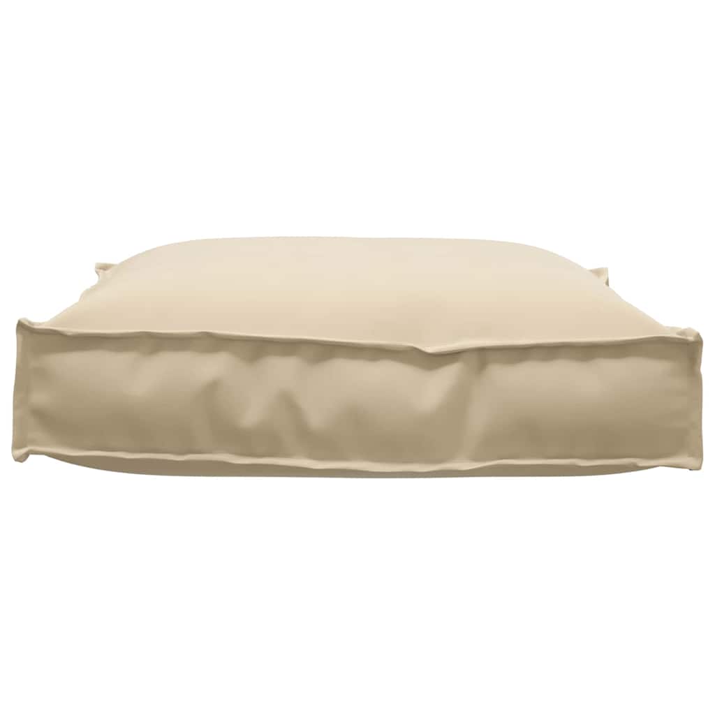 Vidaxl kussen beige 70 x 70 x 12 cm oxford stof