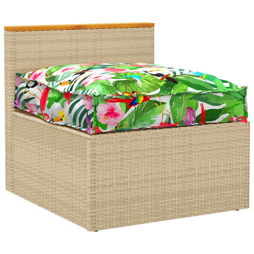 Vidaxl kussen bloemen multikleur 70 x 70 x 12 cm oxford stof