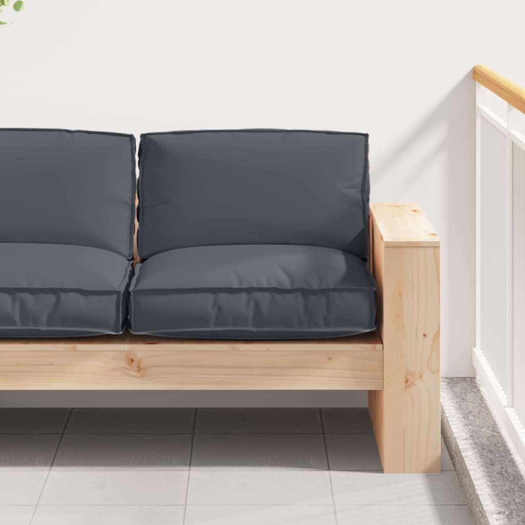 Vidaxl kussen antraciet 80 x 80 x 12 cm oxford stof