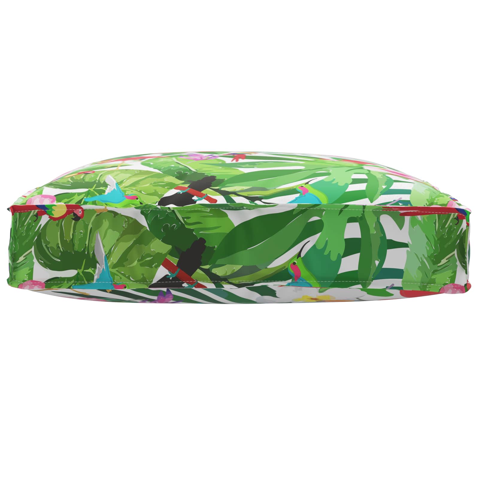 Vidaxl kussen bloemen multikleur 80 x 80 x 12 cm oxford stof