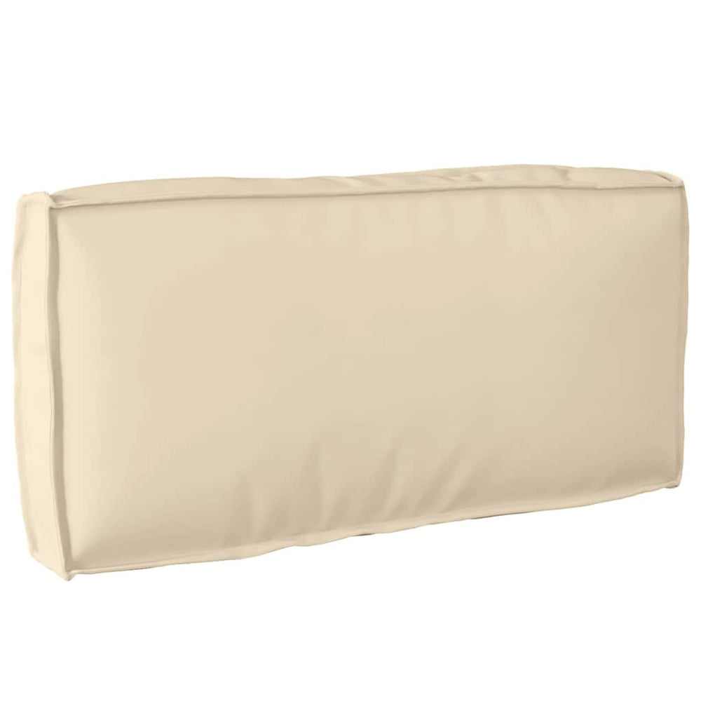 Vidaxl kussen beige 80 x 40 x 12 cm oxford stof