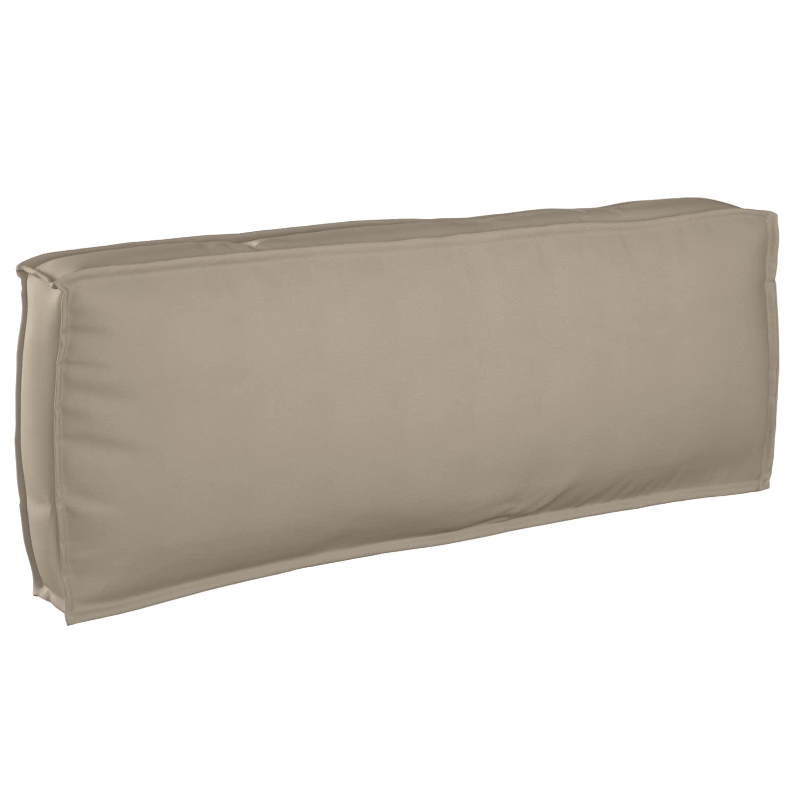 Vidaxl kussen taupe 120 x 40 x 12 cm oxford stof