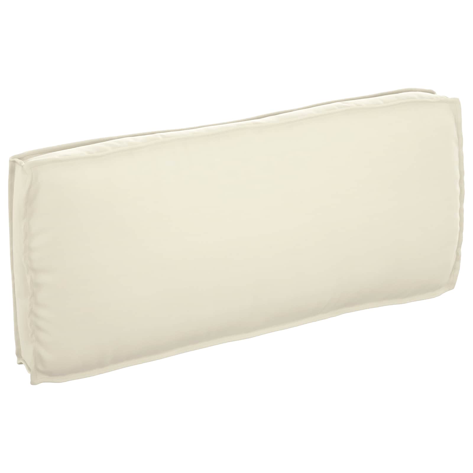 Vidaxl kussen crème 120 x 50 x 12 cm oxford stof