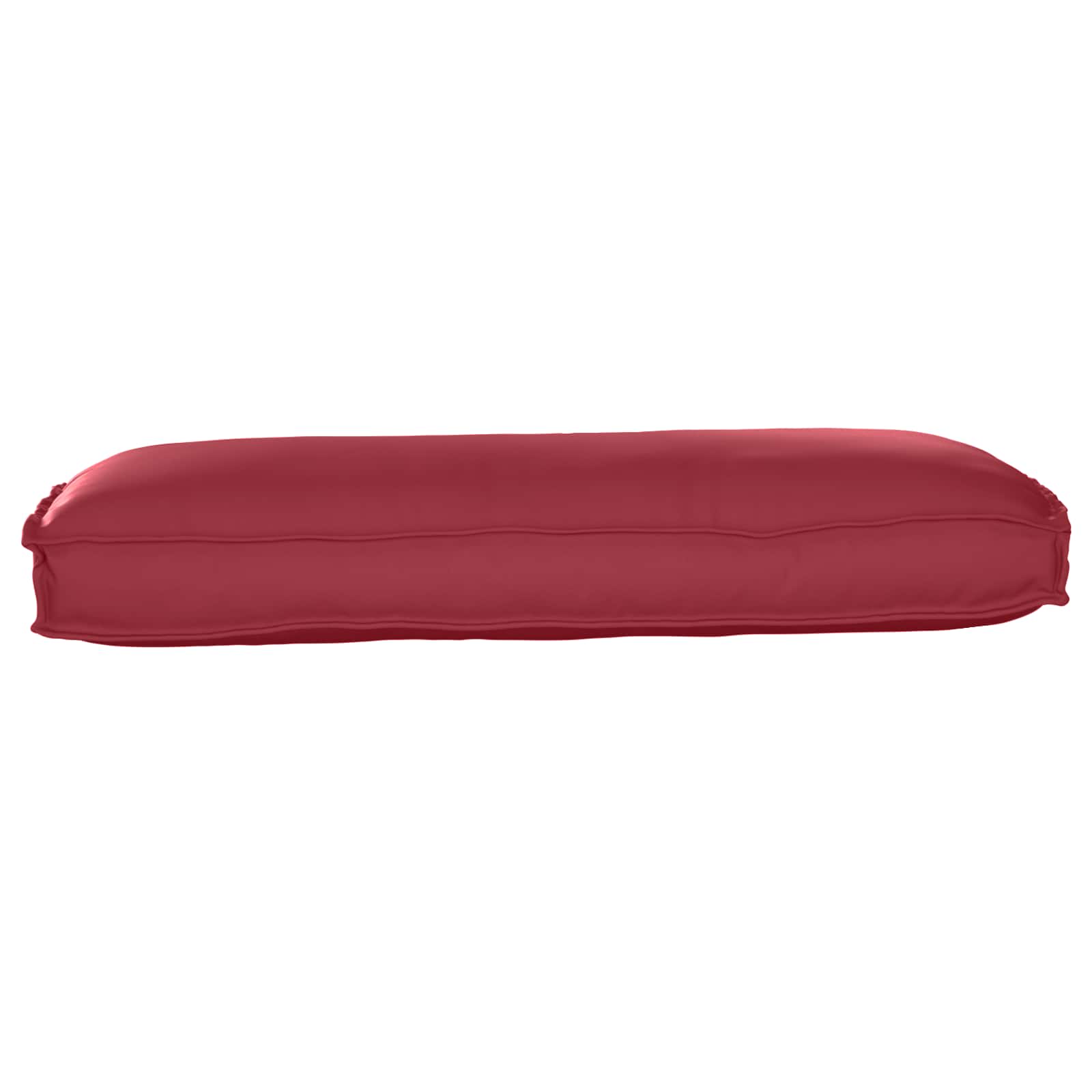 Vidaxl kussen wijnrood 120 x 50 x 12 cm oxford stof