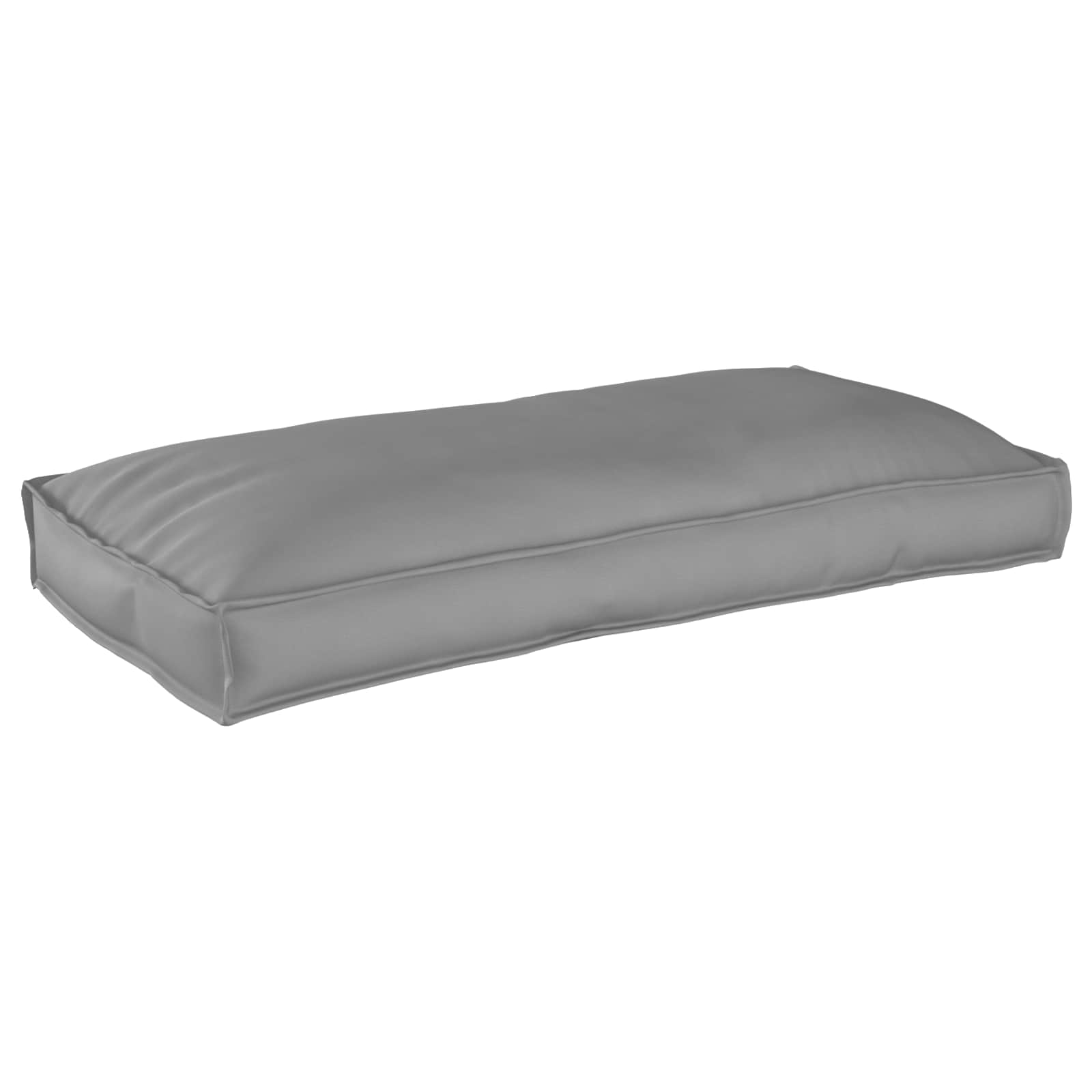 Vidaxl kussen grijs 120 x 60 x 12 cm oxford stof
