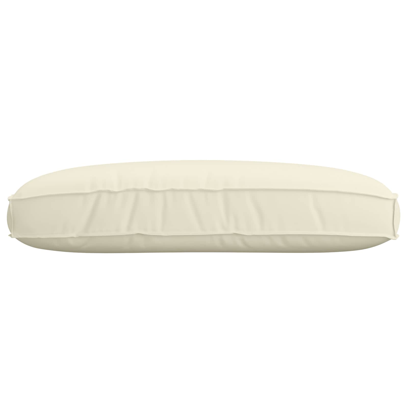 Vidaxl kussen crème 120 x 80 x 12 cm oxford stof