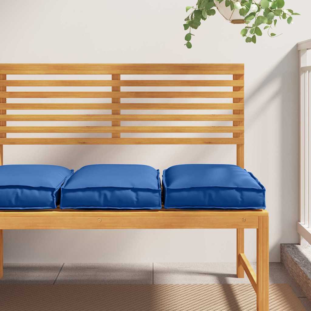 Vidaxl kussen 2 pcs koninklijk blauw 40 x 40 x 8 cm oxford stof