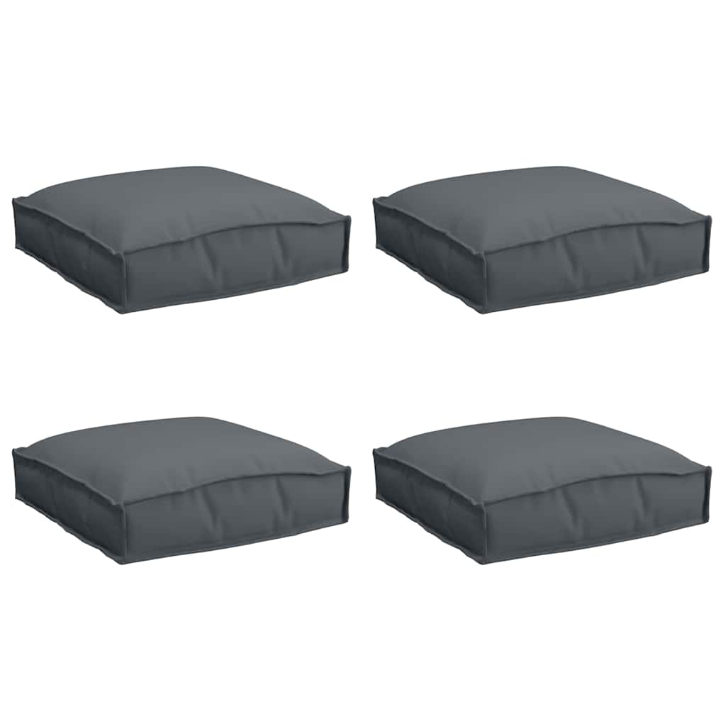 Vidaxl kussen 4 pcs antraciet 40 x 40 x 8 cm oxford stof
