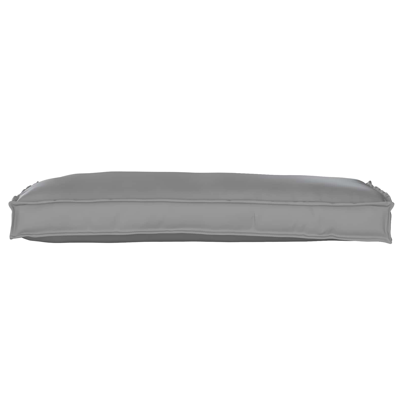 Vidaxl kussen grijs 100 x 40 x 8 cm oxford stof