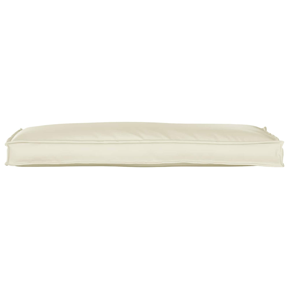 Vidaxl kussen crème 110 x 40 x 8 cm oxford stof