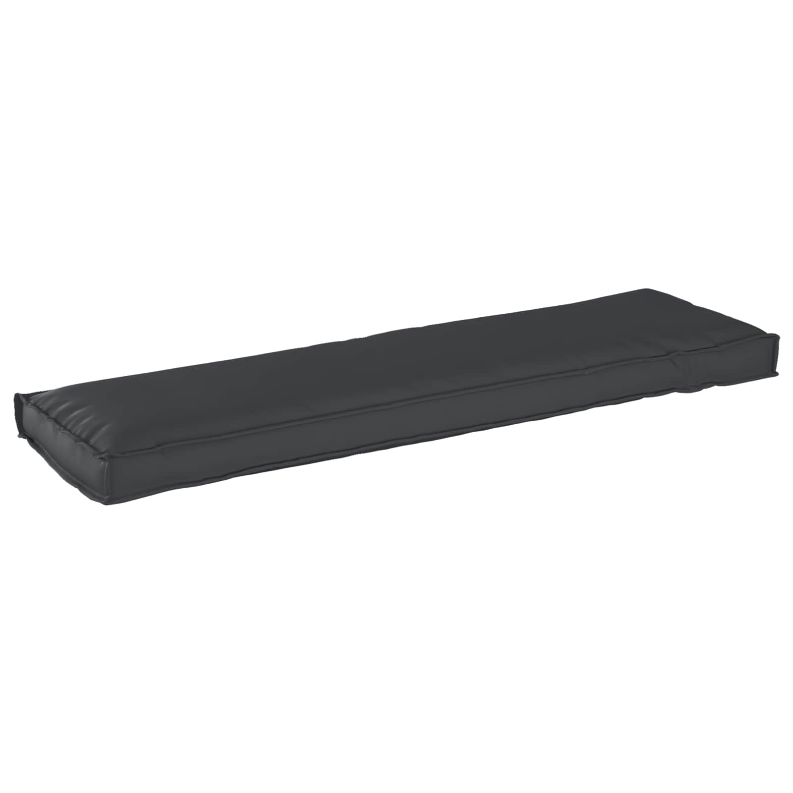 Vidaxl kussen zwart 140 x 40 x 8 cm oxford stof