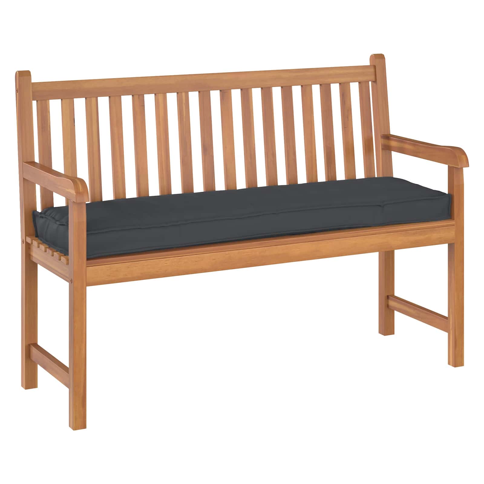 Vidaxl kussen zwart 140 x 40 x 8 cm oxford stof
