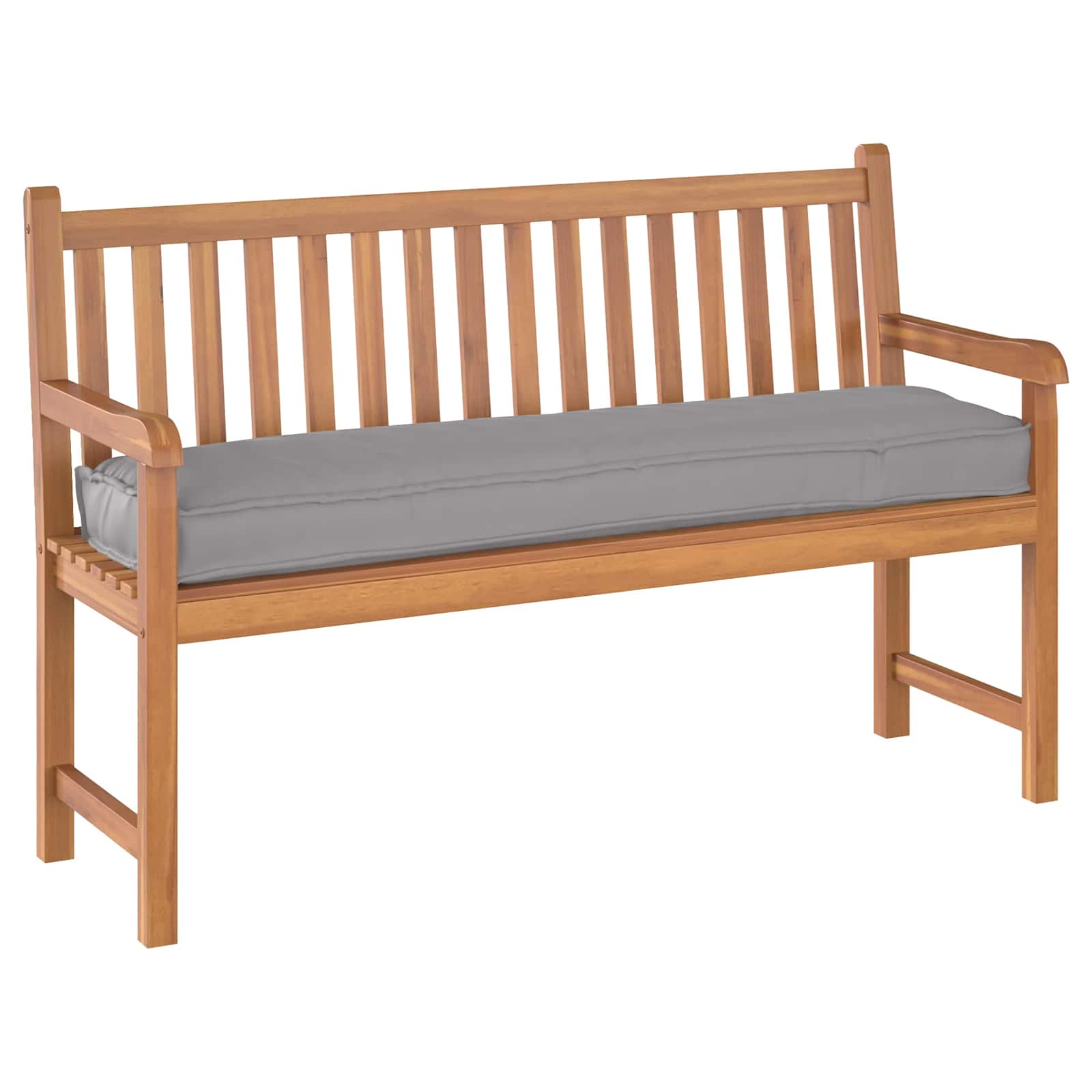Vidaxl kussen grijs 150 x 40 x 8 cm oxford stof