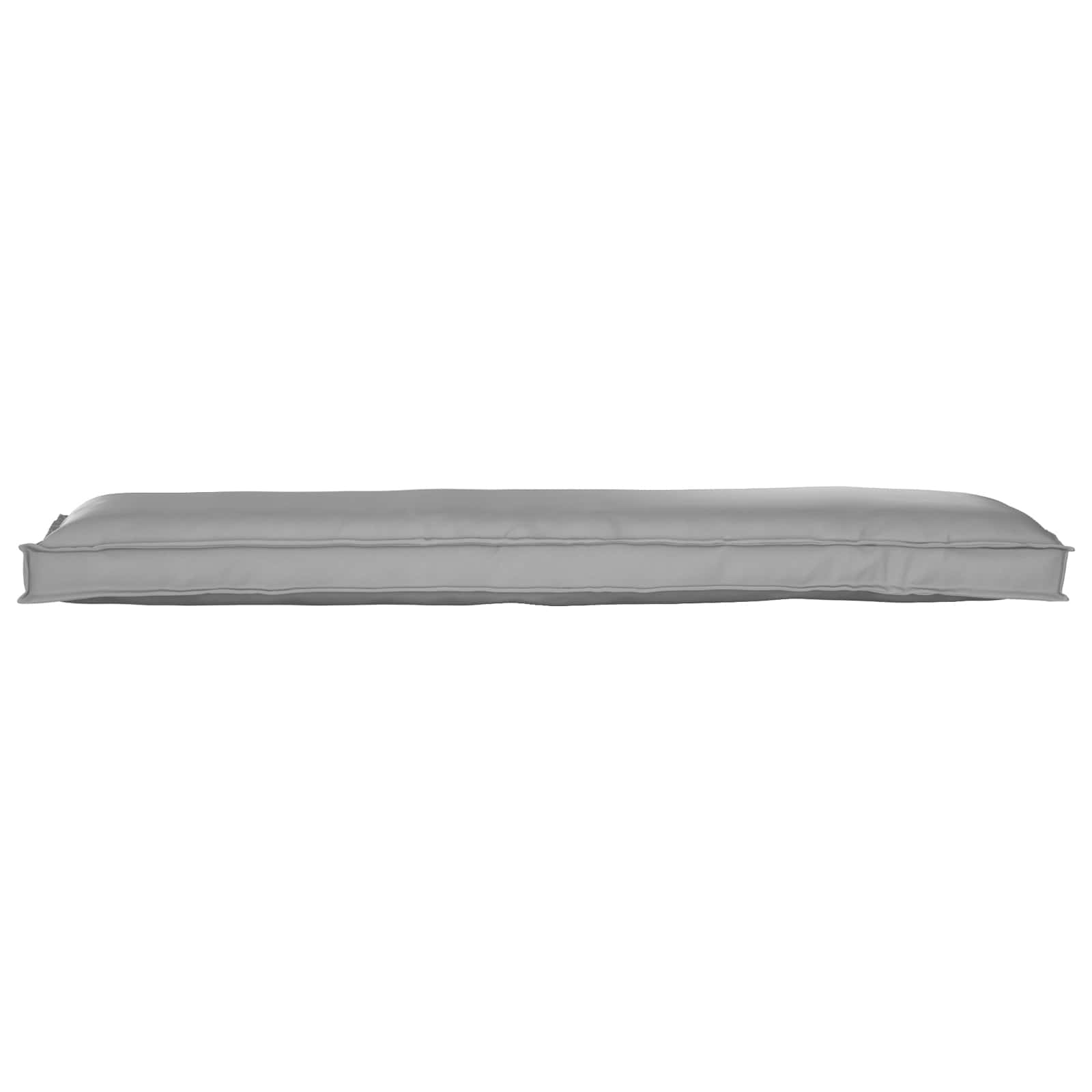 Vidaxl kussen grijs 150 x 40 x 8 cm oxford stof