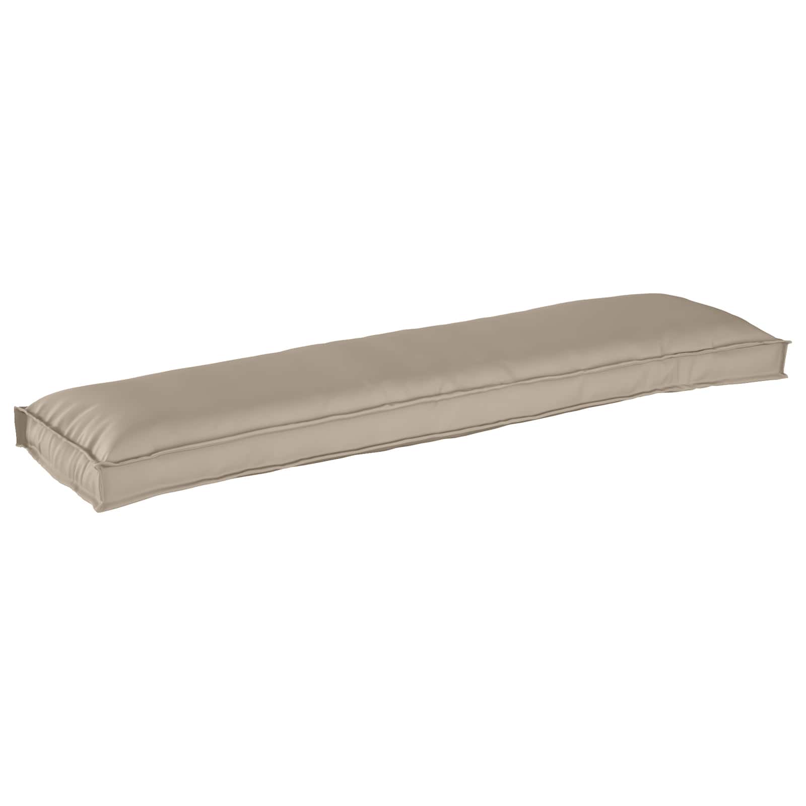 Vidaxl kussen taupe 150 x 40 x 8 cm oxford stof