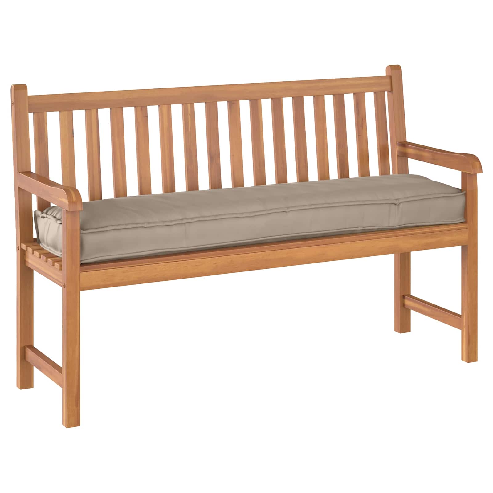 Vidaxl kussen taupe 150 x 40 x 8 cm oxford stof
