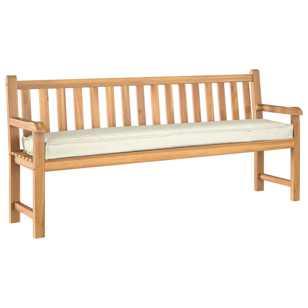Vidaxl palet kussen crème 180 x 40 x 8 cm oxford stof
