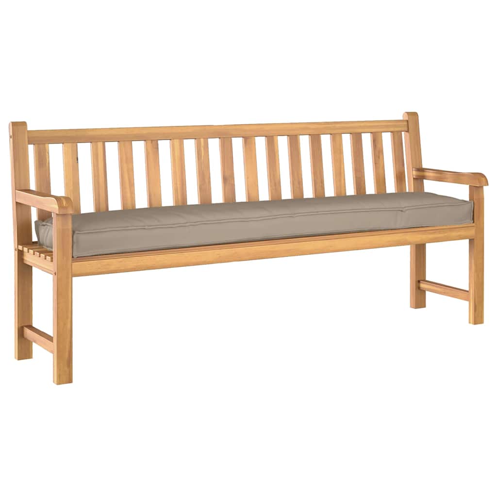 Vidaxl palet kussen taupe 180 x 40 x 8 cm oxford stof