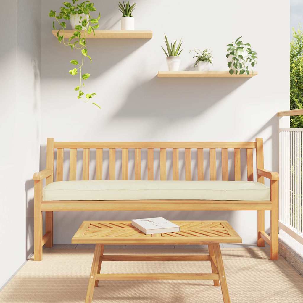 Vidaxl palet kussen crème 200 x 40 x 8 cm oxford stof
