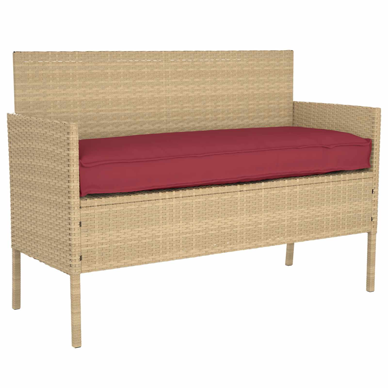 Vidaxl pallet kussen set 2 pcs koninklijk blauw 100 x 40 x 8 cm