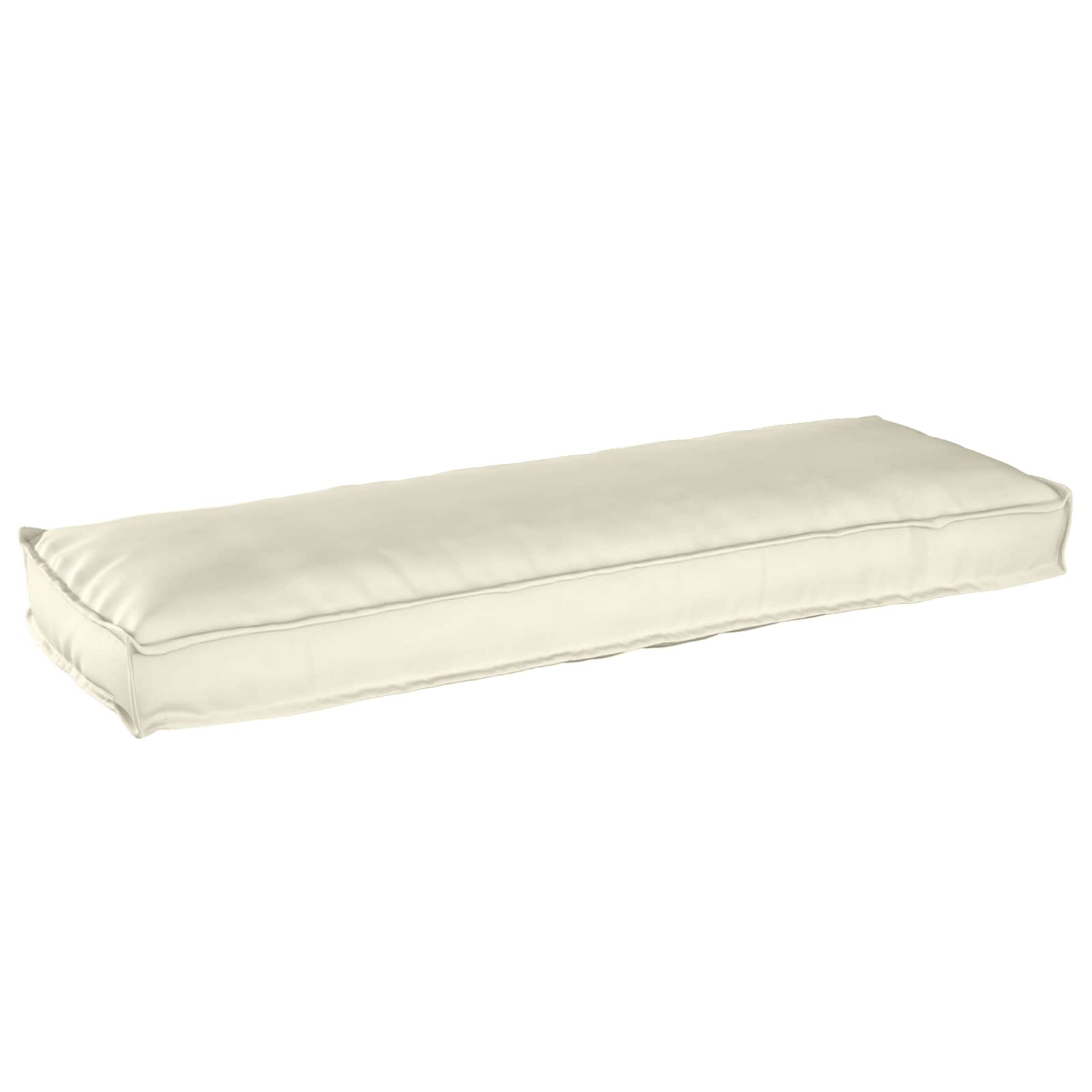 Vidaxl pallet kussen set 2 pcs crème 120 x 40 x 8 cm oxford stof