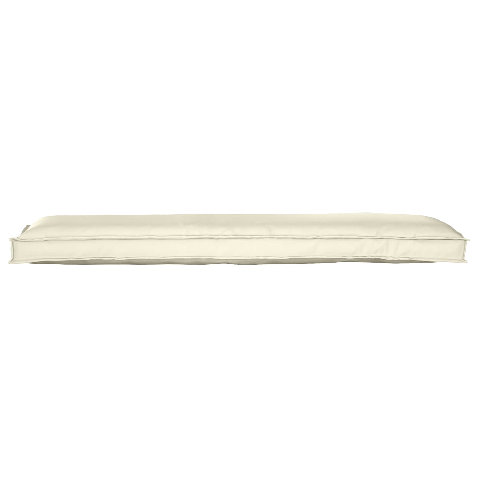 Vidaxl pallet kussen set 2 pcs crème 150 x 40 x 8 cm oxford stof