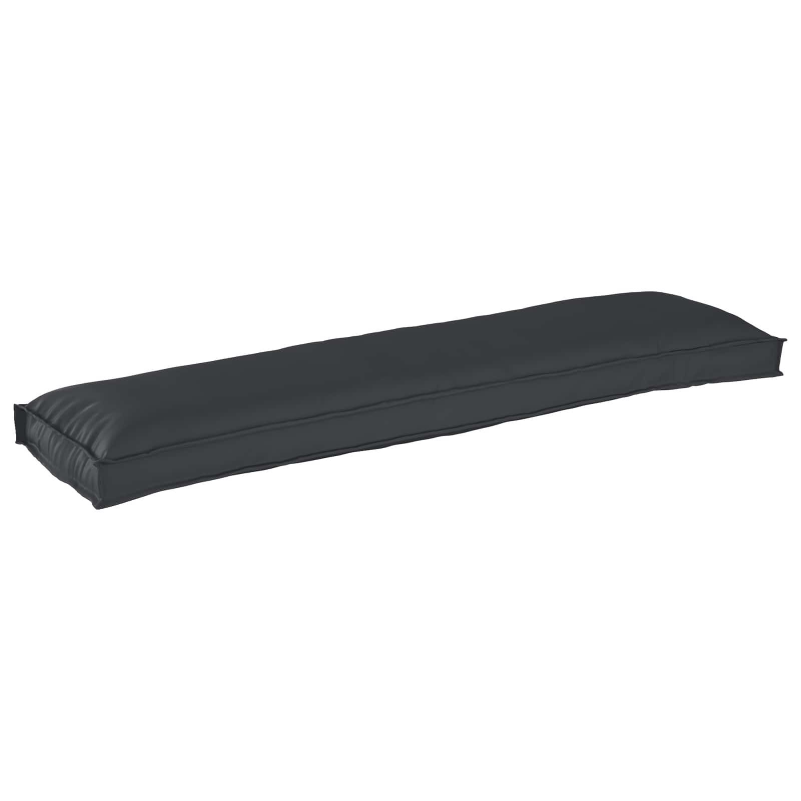Vidaxl pallet kussen set 2 pcs zwart 150 x 40 x 8 cm oxford stof