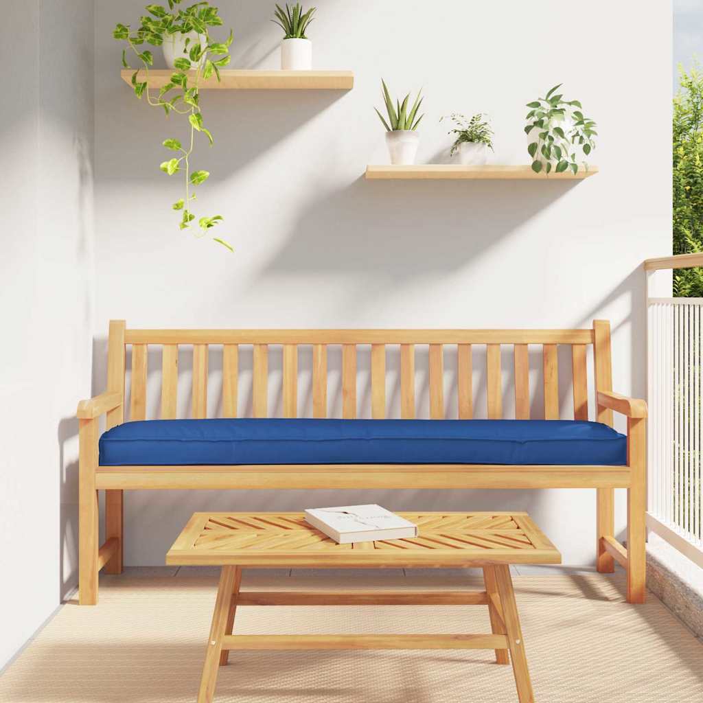 Vidaxl pallet kussen set 2 pcs koninklijk blauw 180 x 40 x 8 cm