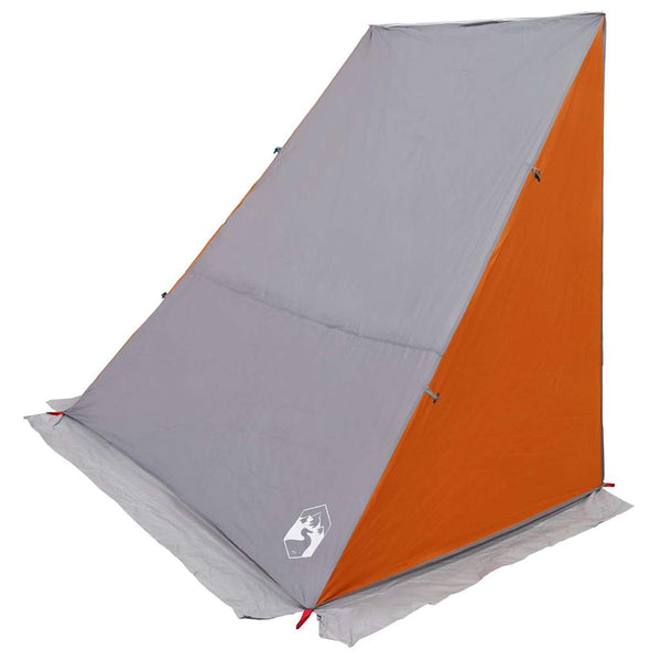 Vidaxl achterkleptent grijs en oranje 140 190 x 150 x 185 cm taft