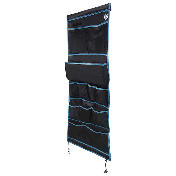 Vidaxl opslagzak met opslag zwart en blauw 161 x 58,5 cm oxford