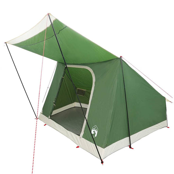 Vidaxl camping tent 4-persoons groen taft waterdicht