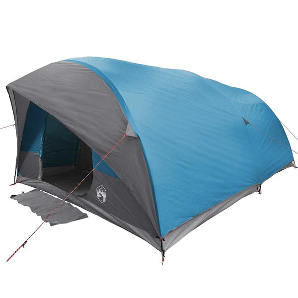 Vidaxl tunnel tent 10-persoons blauw taft waterdicht