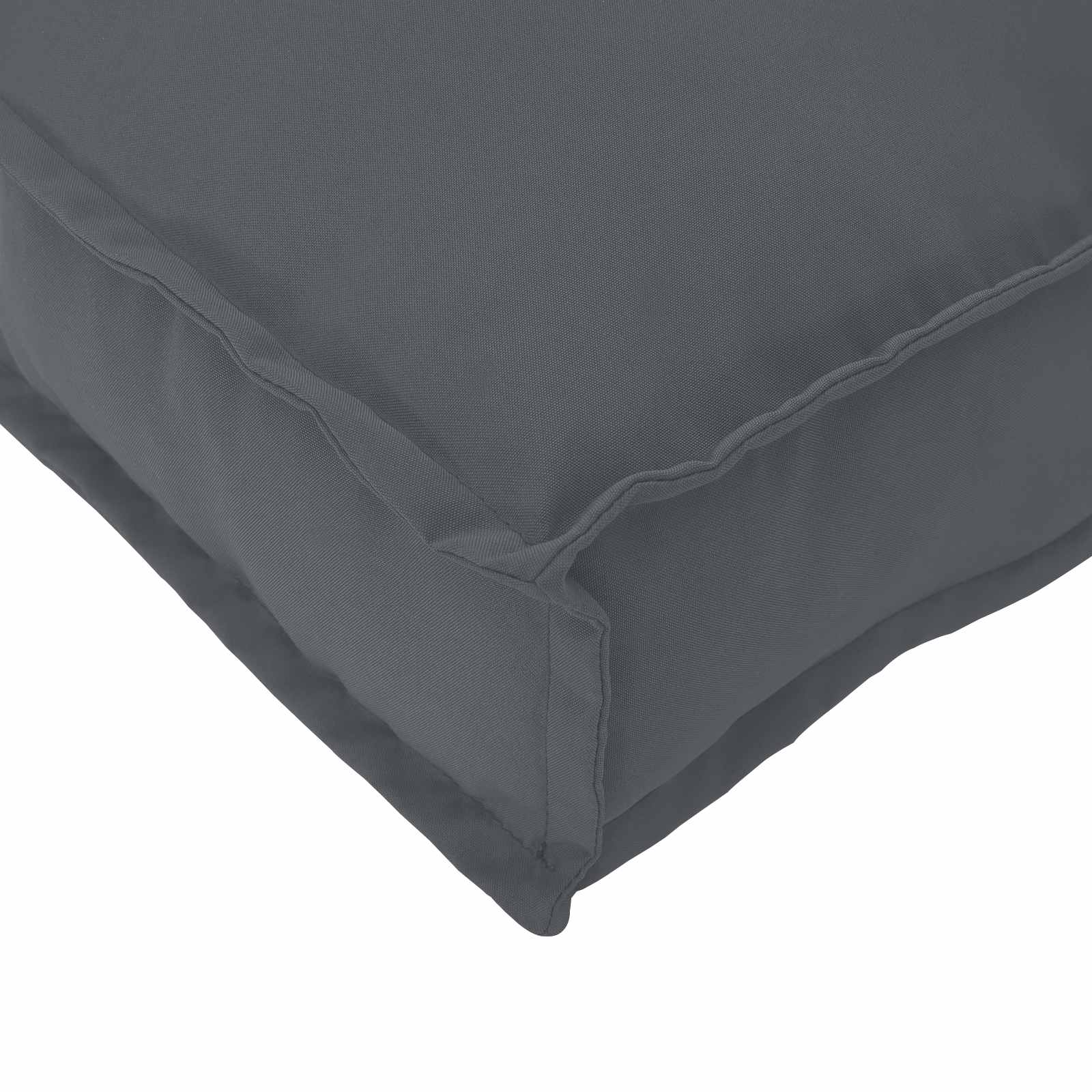 Vidaxl pallet kussen set 2 pcs antraciet oxford stof