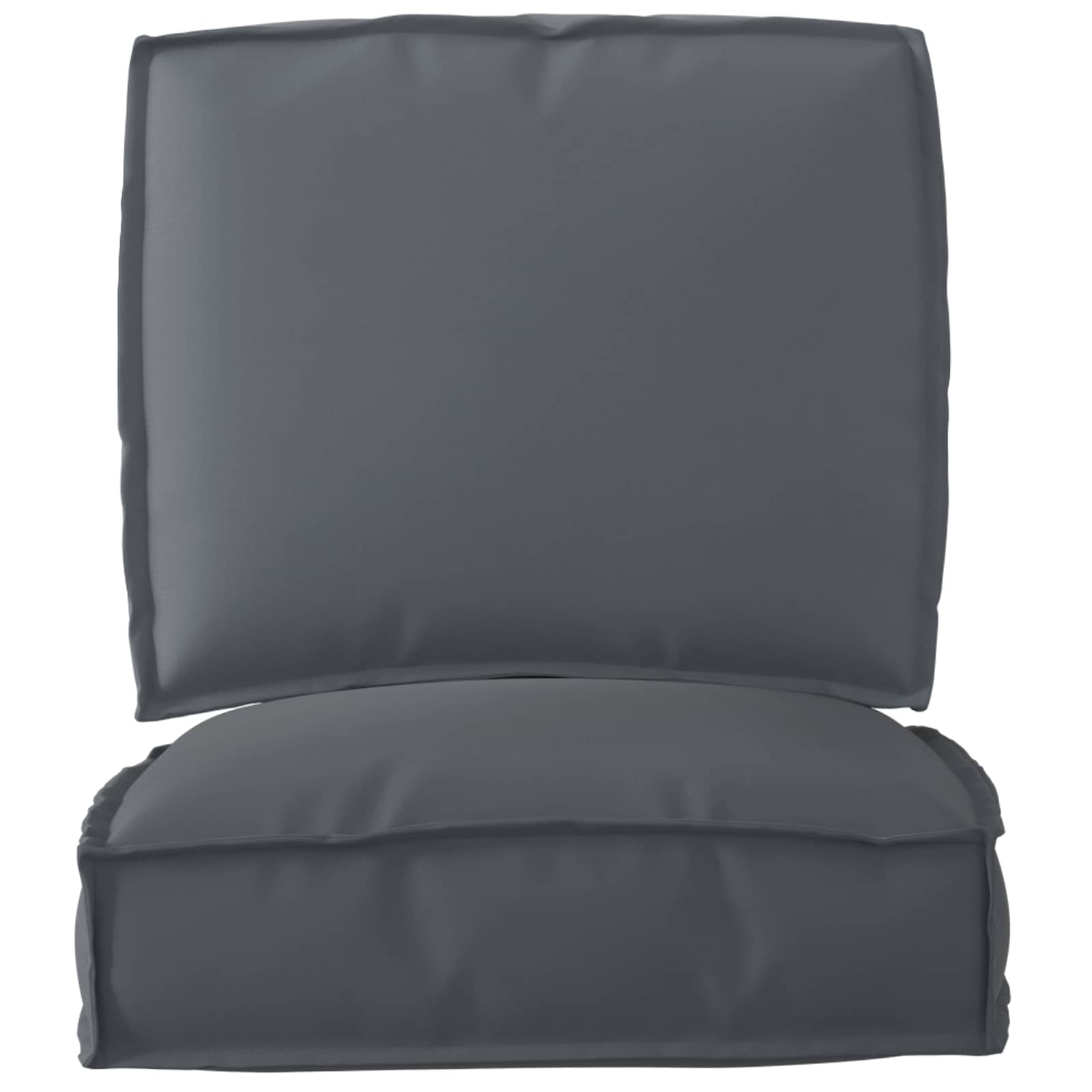 Vidaxl pallet kussen set 2 pcs antraciet oxford stof