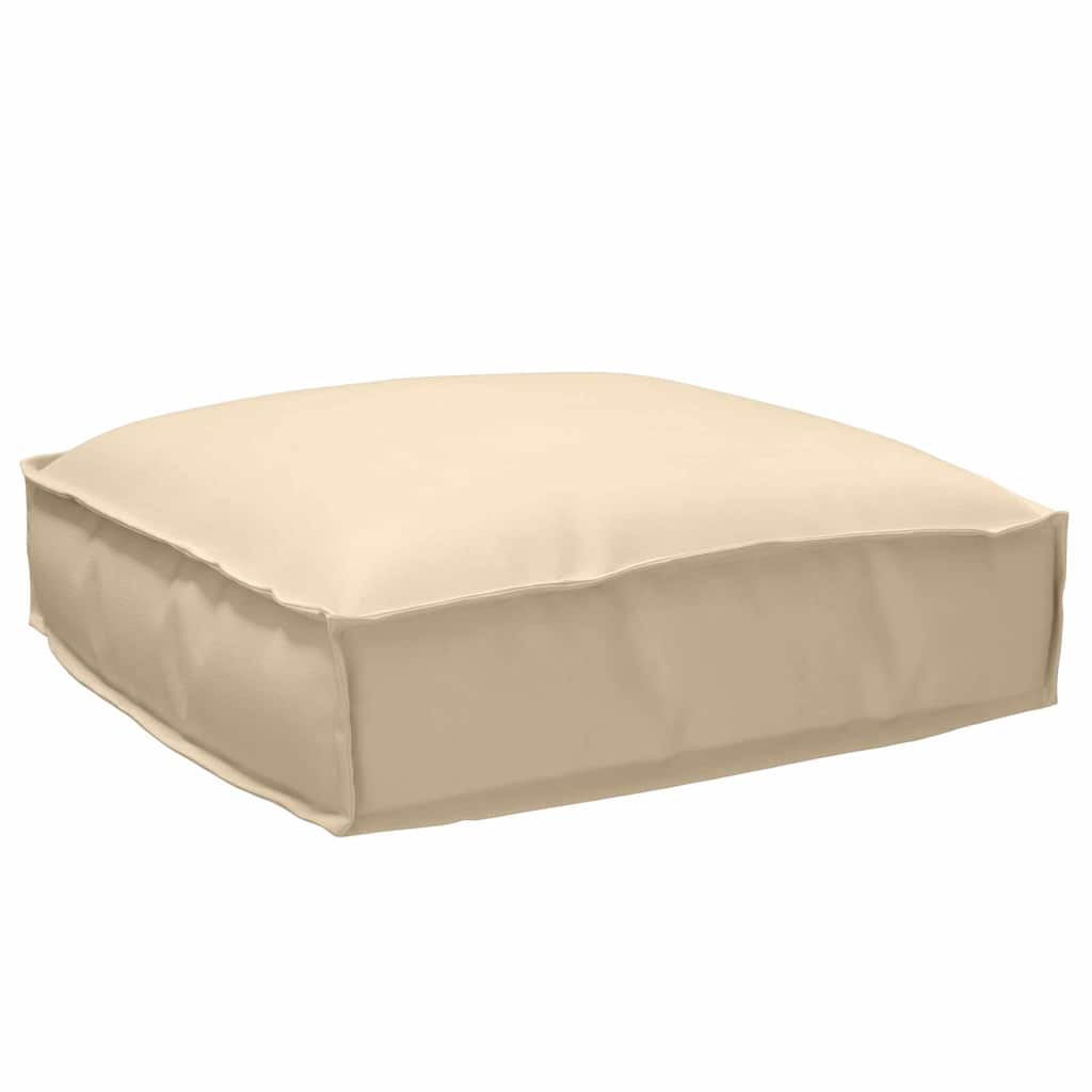 Vidaxl pallet kussen set 2 pcs beige oxford stof