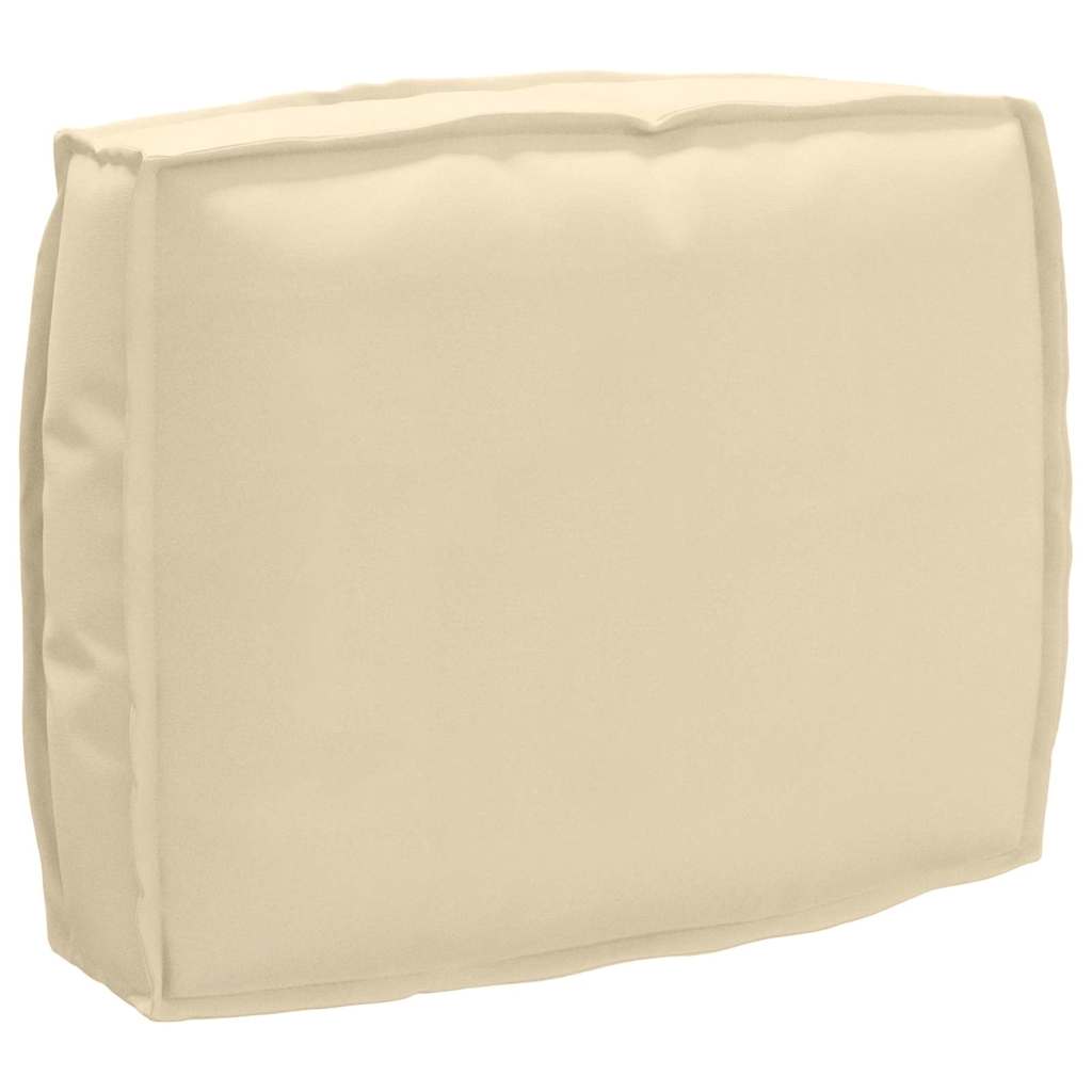Vidaxl pallet kussen set 2 pcs beige oxford stof