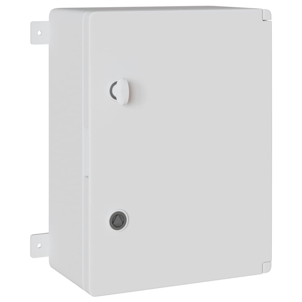 Vidaxl bedieningskast grijs 37 x 16,5 x 40 cm abs kunststof
