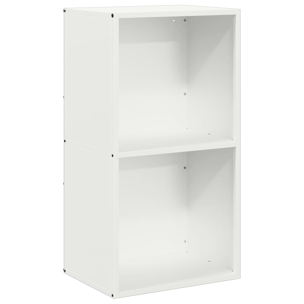 Vidaxl brandhoutrek 40x30x75 cm koudgewalst staal wit