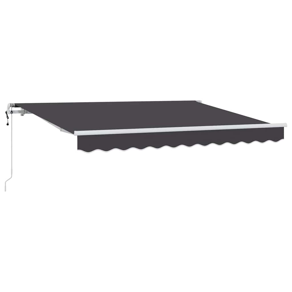 Vidaxl inklapbaar zonnescherm antraciet 250 x 200 cm stof