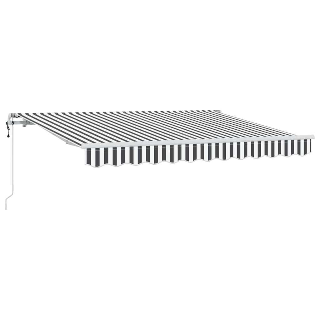 Vidaxl inklapbaar zonnescherm antraciet 250 x 200 cm stof