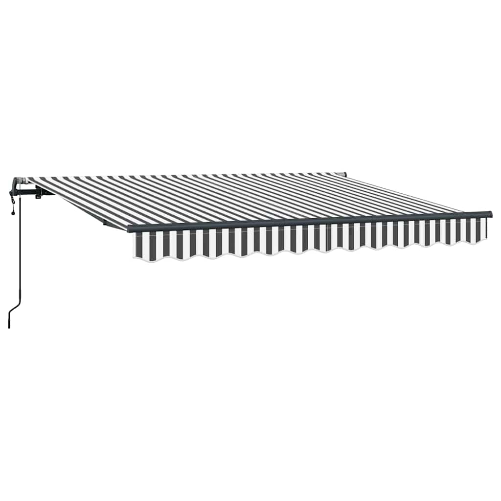 Vidaxl inklapbaar zonnescherm antraciet 250 x 200 cm stof