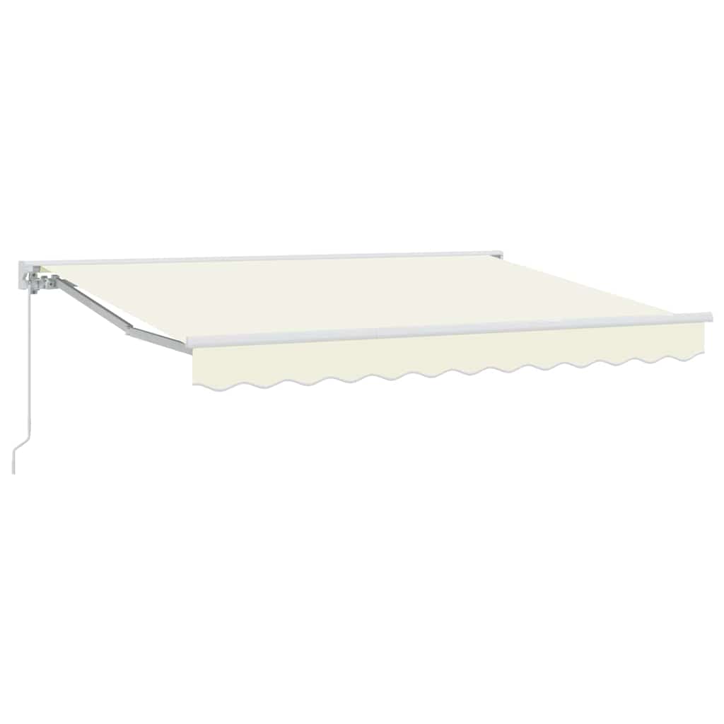 Vidaxl inklapbaar zonnescherm crème 300 x 200 cm polyester en metaal