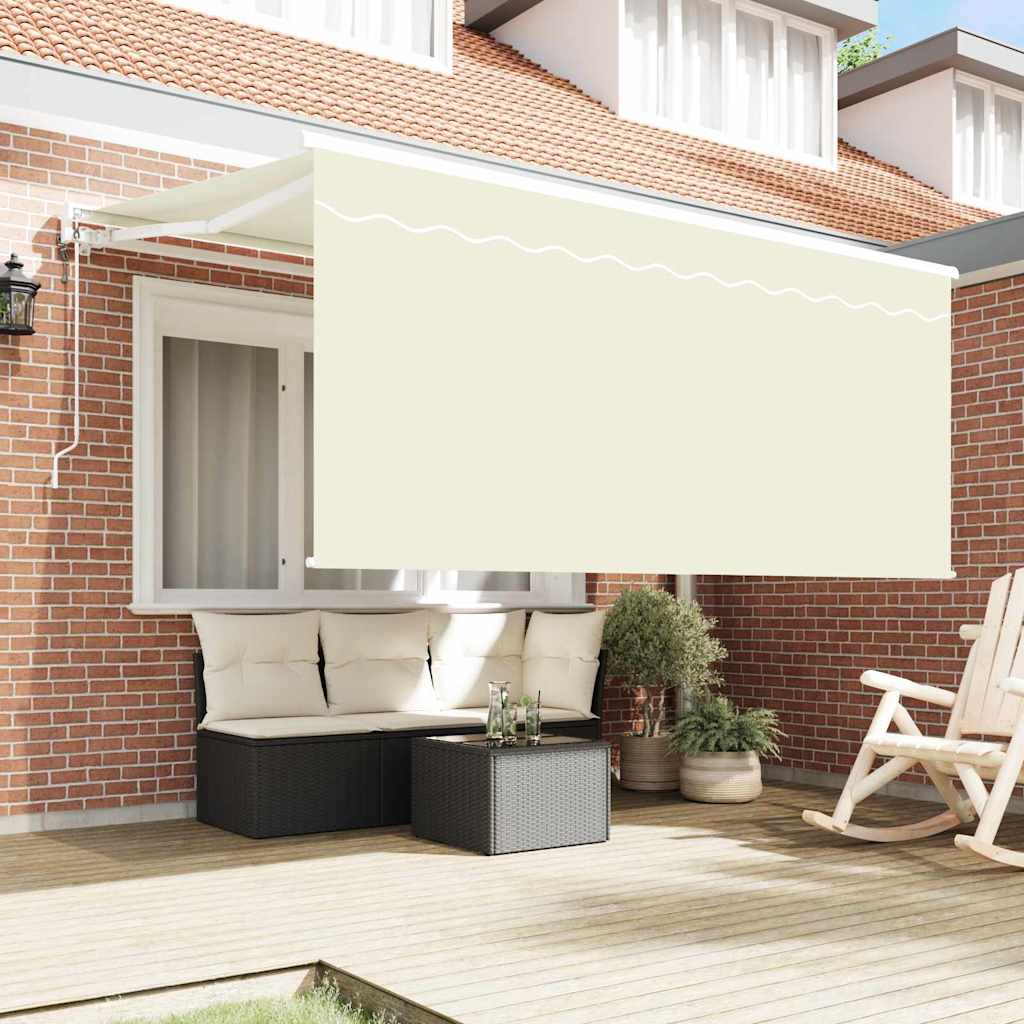 Vidaxl inklapbaar zonnescherm crème 300 x 200 cm