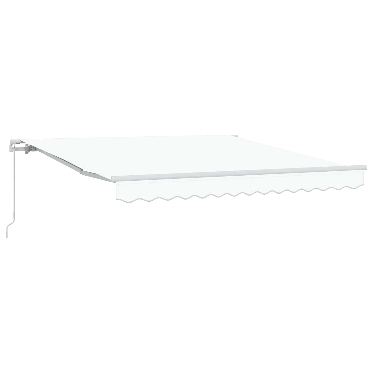Vidaxl uitschuifbare luifel wit 300 x 250 x 165 cm